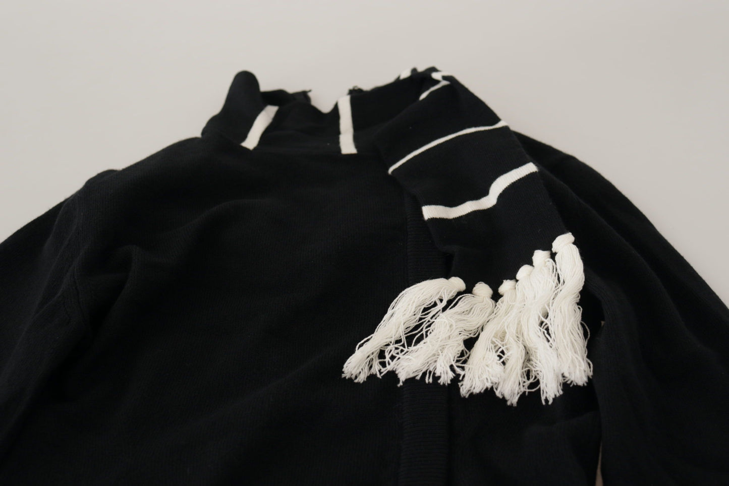 Dolce & Gabbana – Schwarzer Rollkragenpullover aus Kaschmir