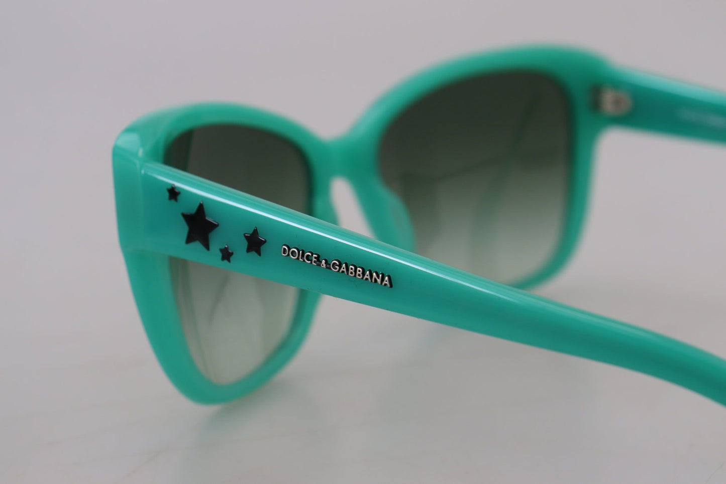 Dolce & Gabbana – DG4124 – Sonnenbrille mit quadratischen Gläsern aus Acetat mit grünen Sternen