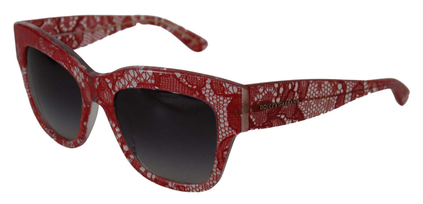 Dolce & Gabbana Sonnenbrille mit rechteckiger Acetat-Spitze DG4231
