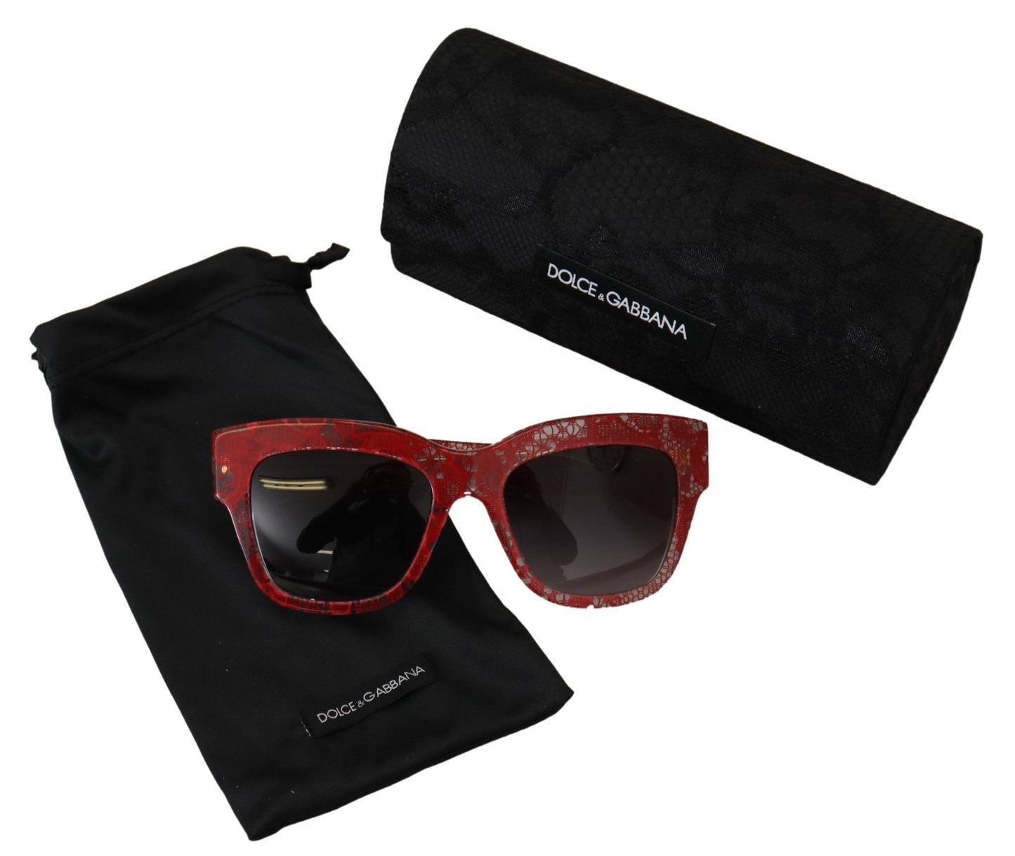 Dolce & Gabbana Sonnenbrille mit rechteckiger Acetat-Spitze DG4231