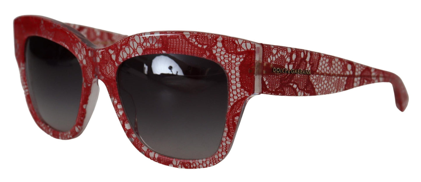 Dolce & Gabbana Sonnenbrille mit rechteckiger Acetat-Spitze DG4231