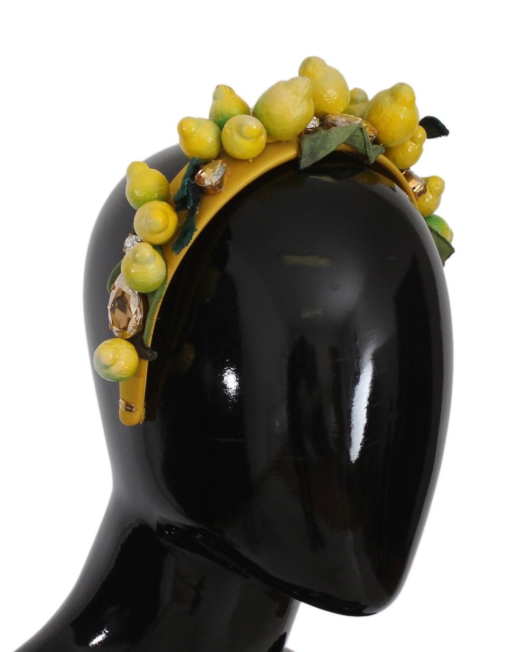 Dolce & Gabbana Gelbe Zitronen Sizilien Kristall Diadem Tiara Stirnband