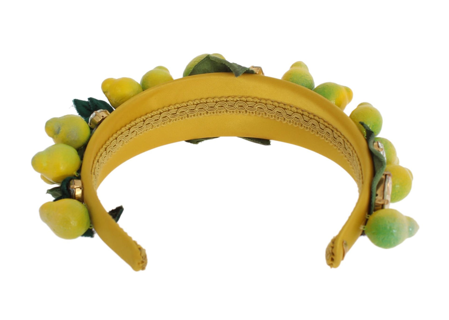 Dolce & Gabbana Gelbe Zitronen Sizilien Kristall Diadem Tiara Stirnband