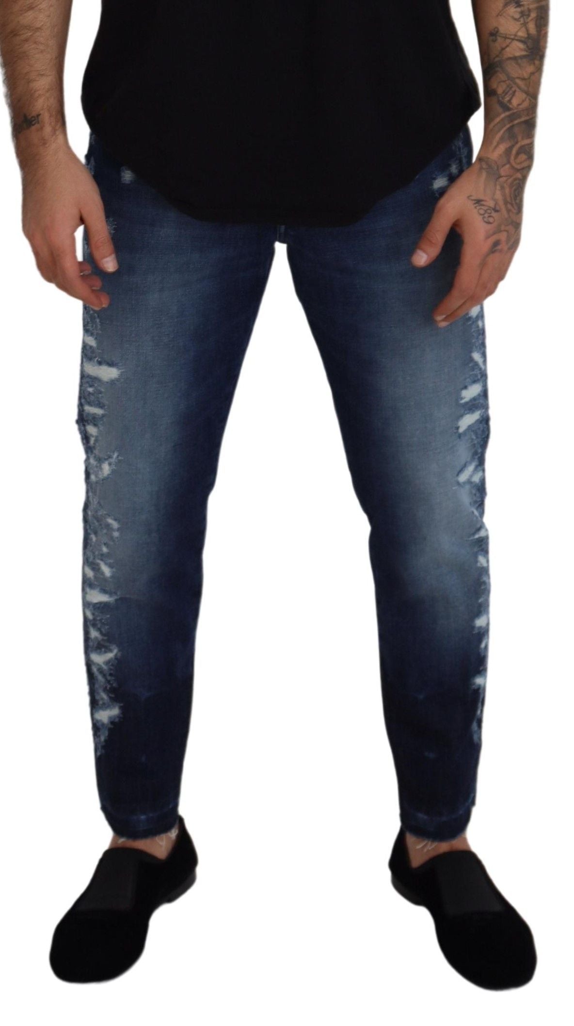 Dolce & Gabbana Jeanshose aus Baumwolle in normaler Waschung in Blau