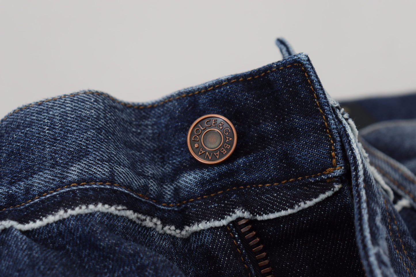 Dolce & Gabbana Jeanshose aus Baumwolle in normaler Waschung in Blau