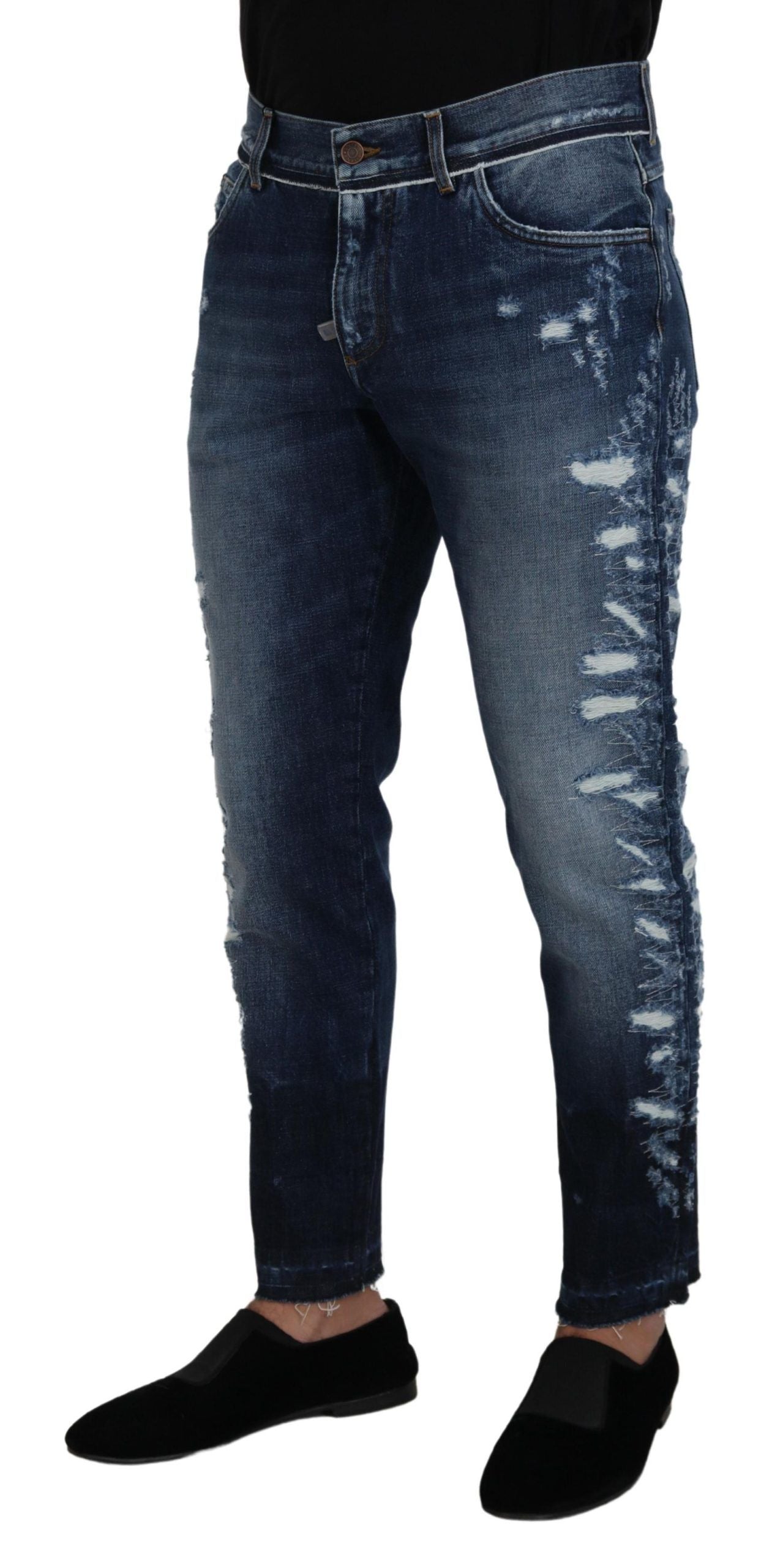 Dolce & Gabbana Jeanshose aus Baumwolle in normaler Waschung in Blau