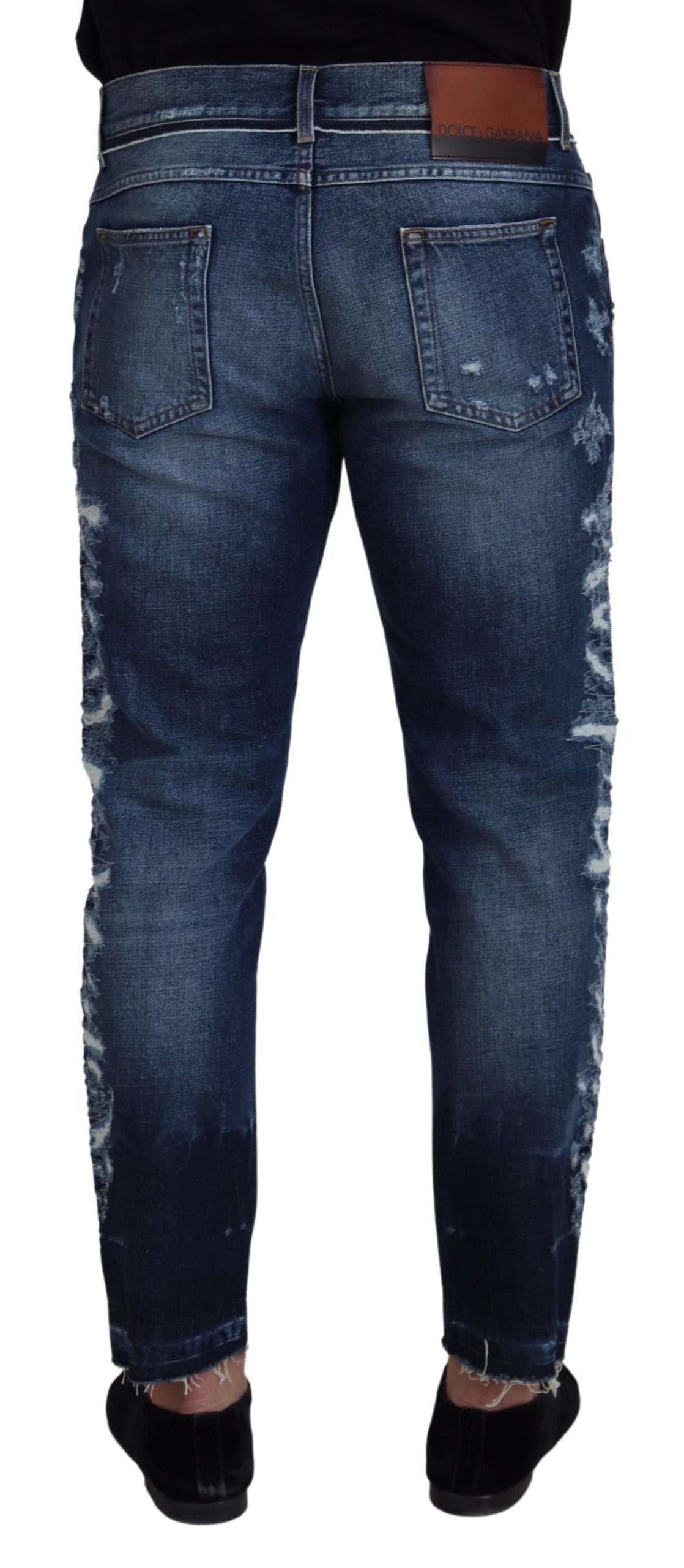 Dolce & Gabbana Jeanshose aus Baumwolle in normaler Waschung in Blau