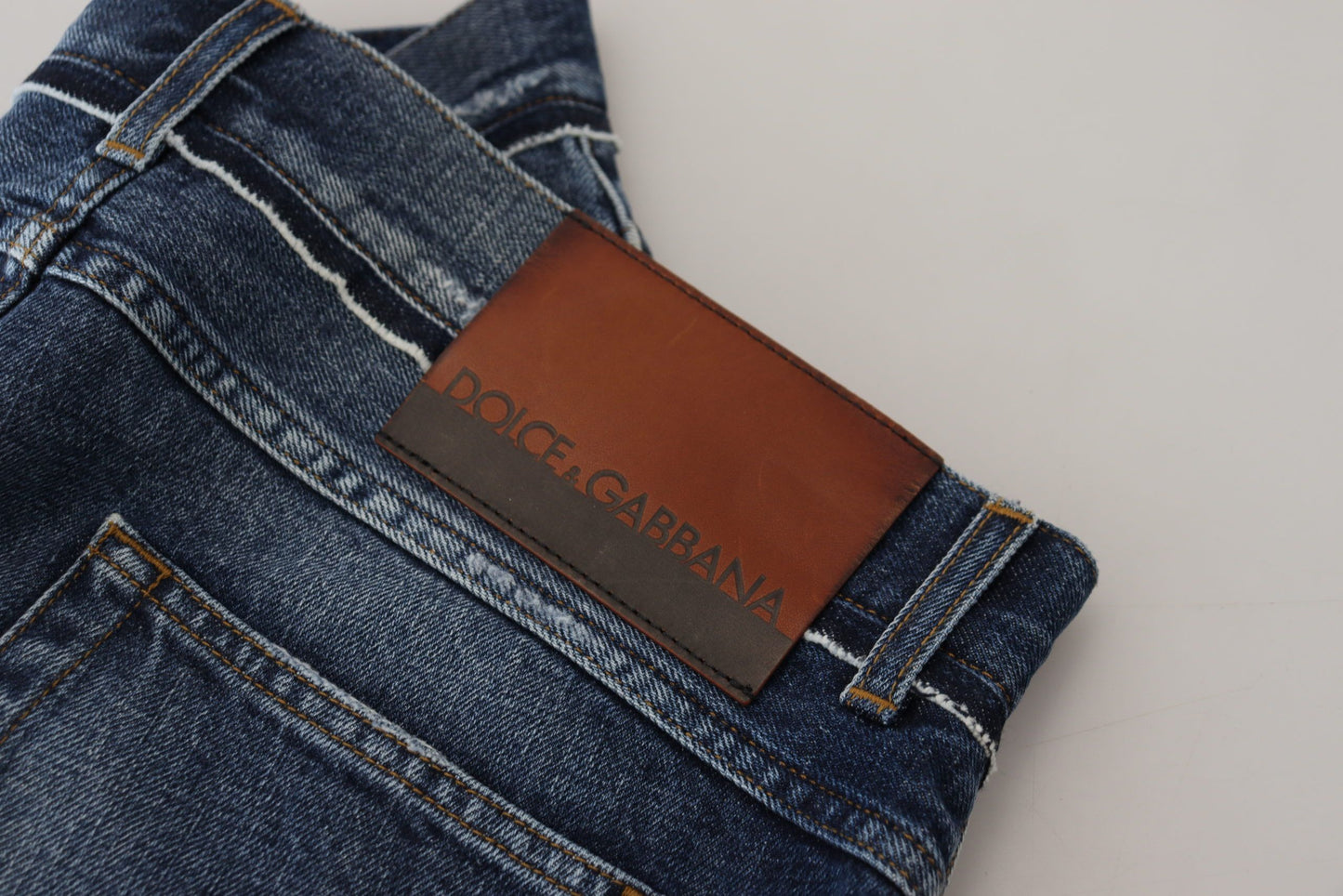 Dolce & Gabbana Jeanshose aus Baumwolle in normaler Waschung in Blau