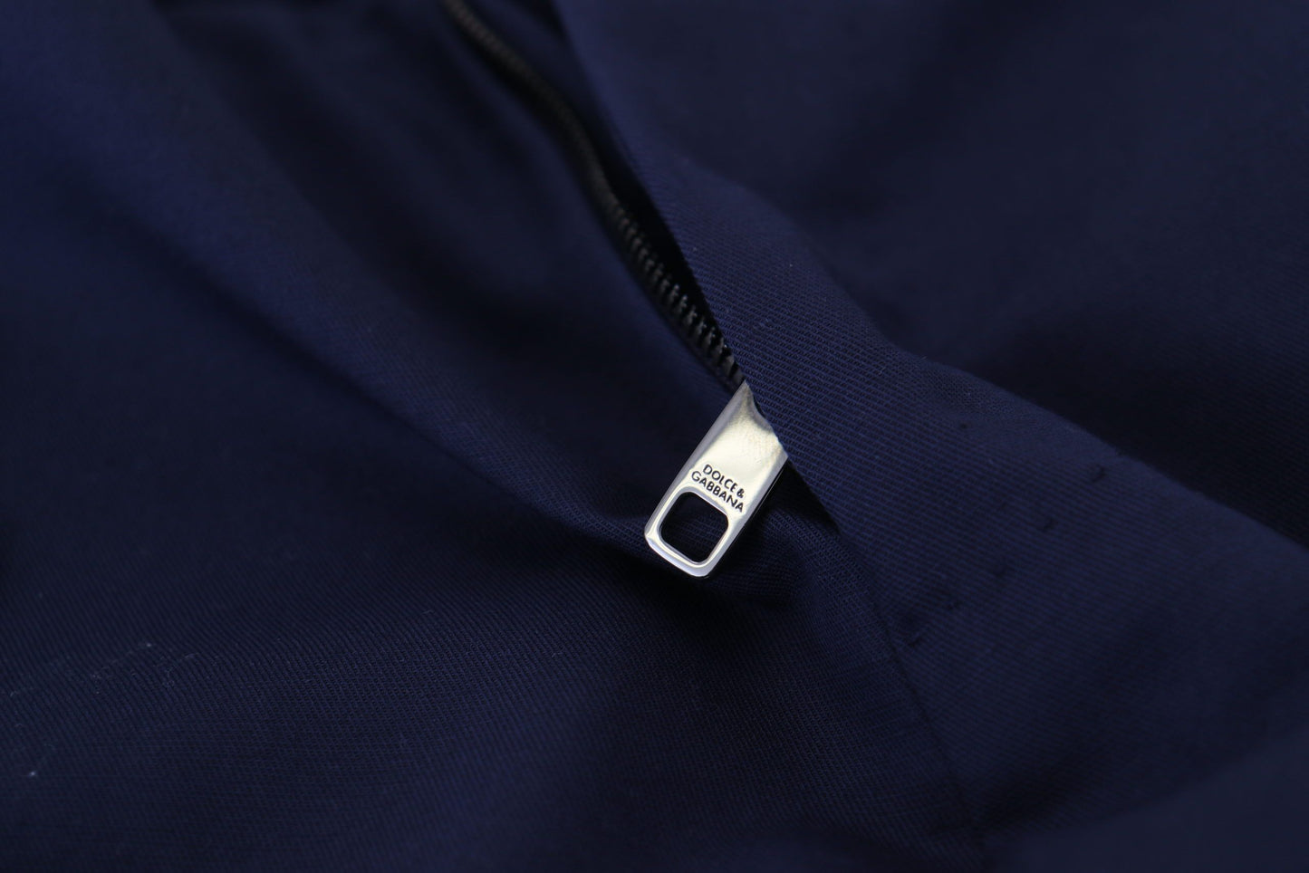 Dolce & Gabbana Blaue Leinen-Baumwoll-Schlanke Hose Chinos Hose