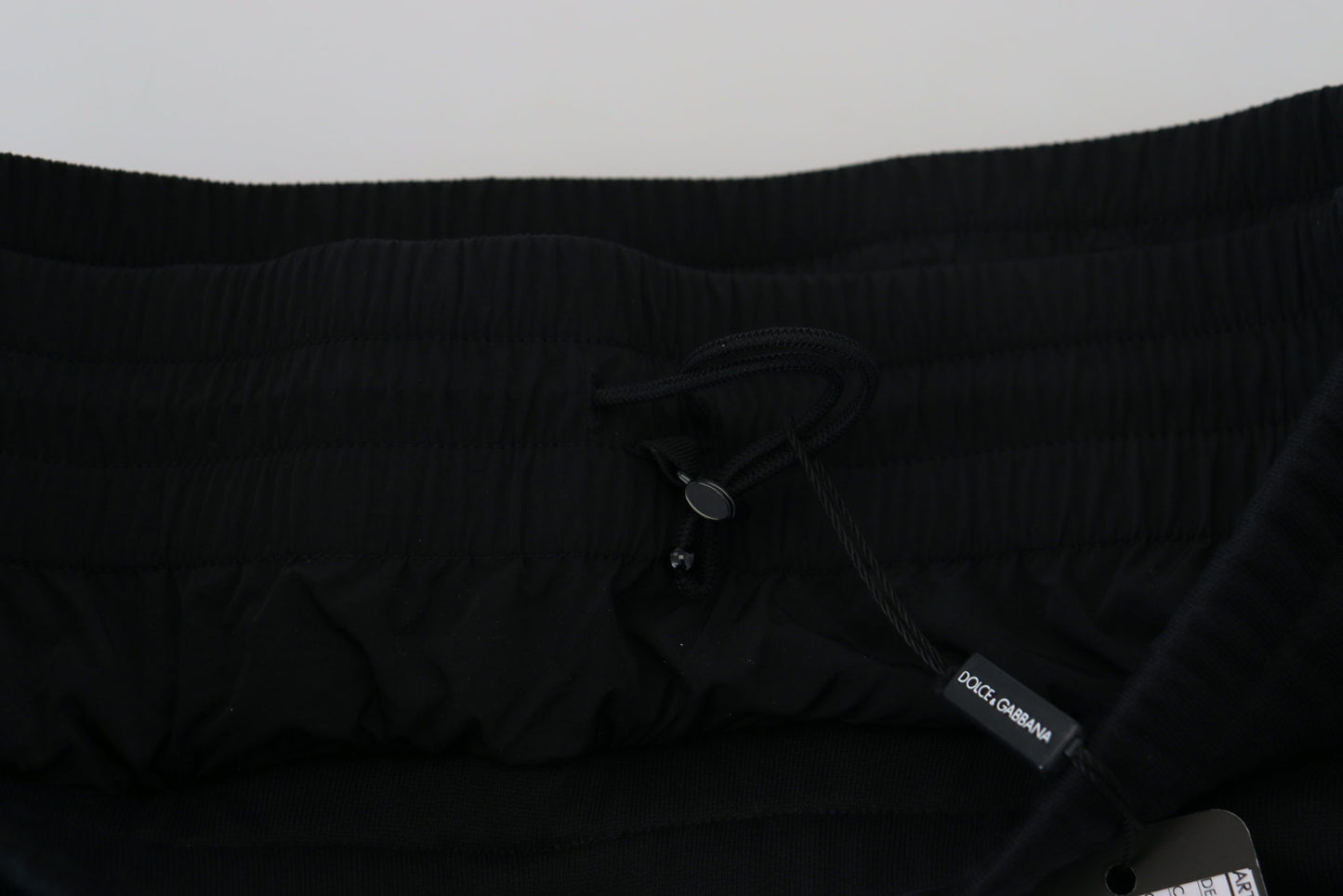Dolce & Gabbana – Schwarze Bermuda-Cargo-Shorts aus Baumwolle