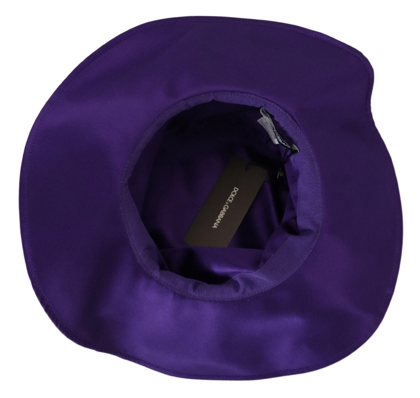 Dolce & Gabbana, violetter Zylinder aus Stretchseide