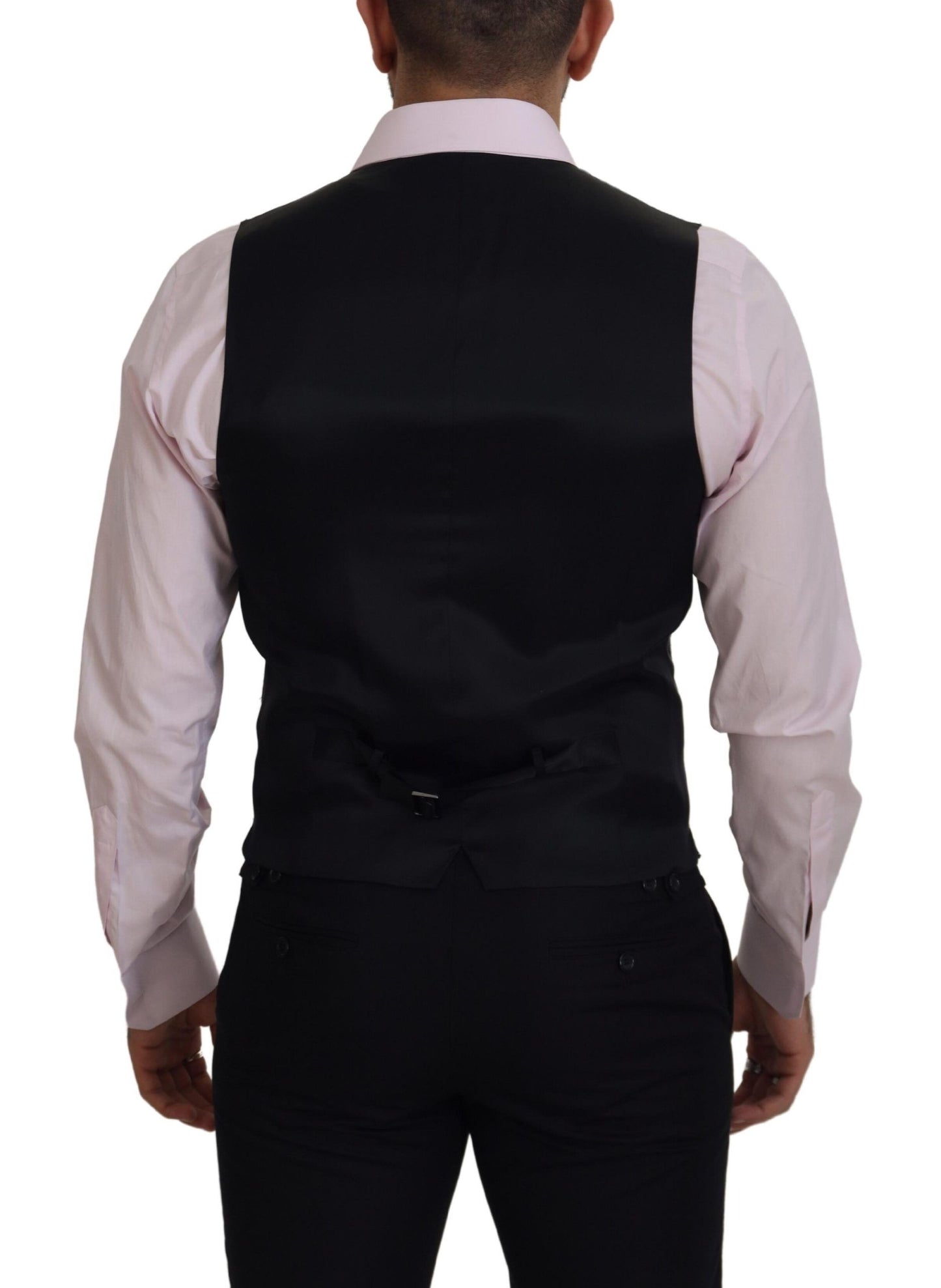 Dolce & Gabbana Mehrfarbige Weste aus Polyester, formelle Weste