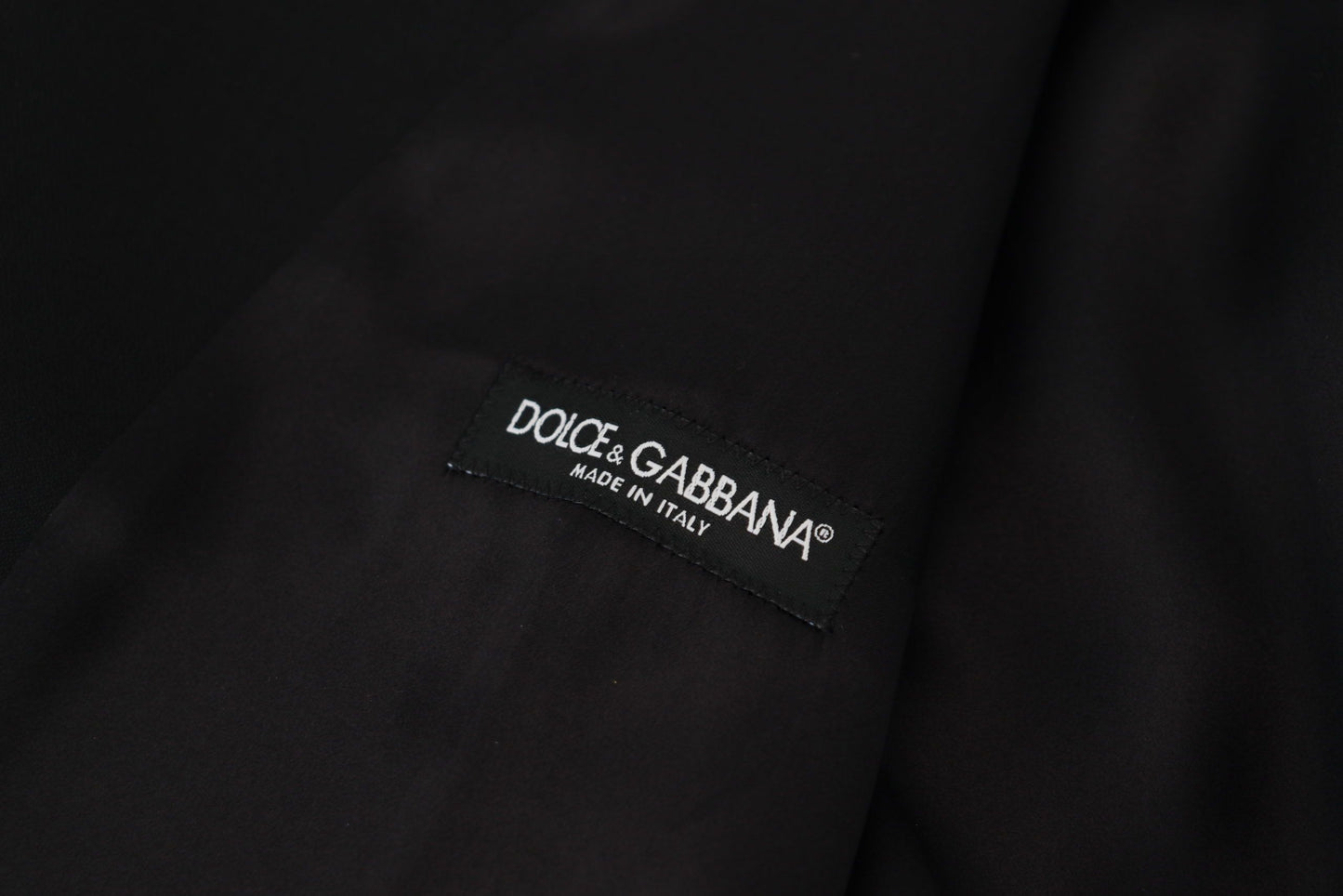 Dolce & Gabbana Schwarze Weste aus Schurwolle für formelle Anlässe