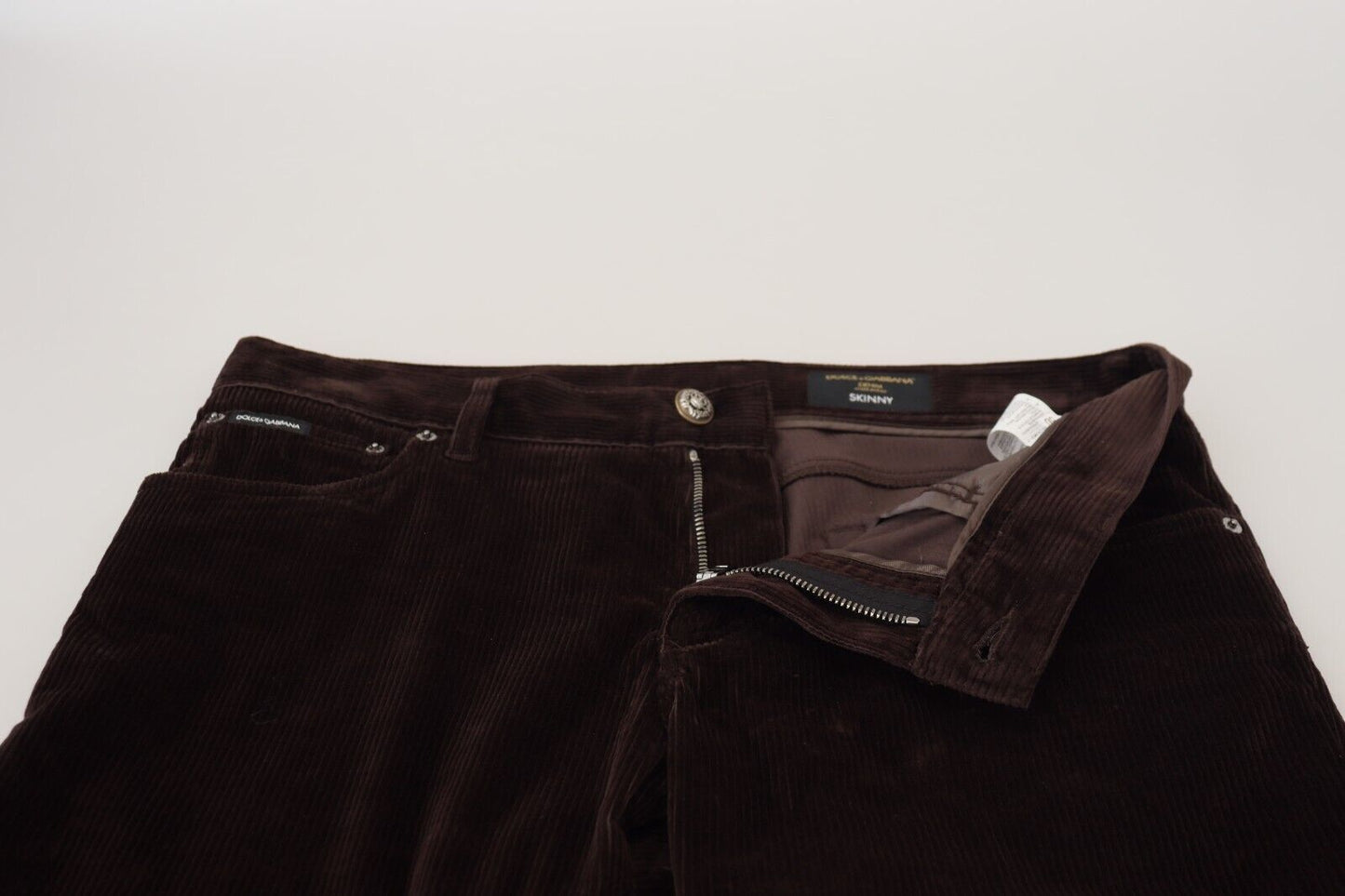 Dolce & Gabbana Braune Cordhose für Herren