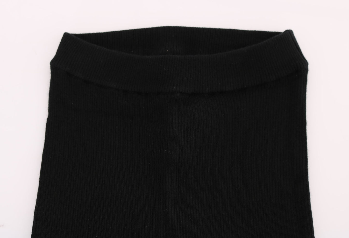 Dolce & Gabbana Schwarze Slim Fit-Kaschmirhose für Damen