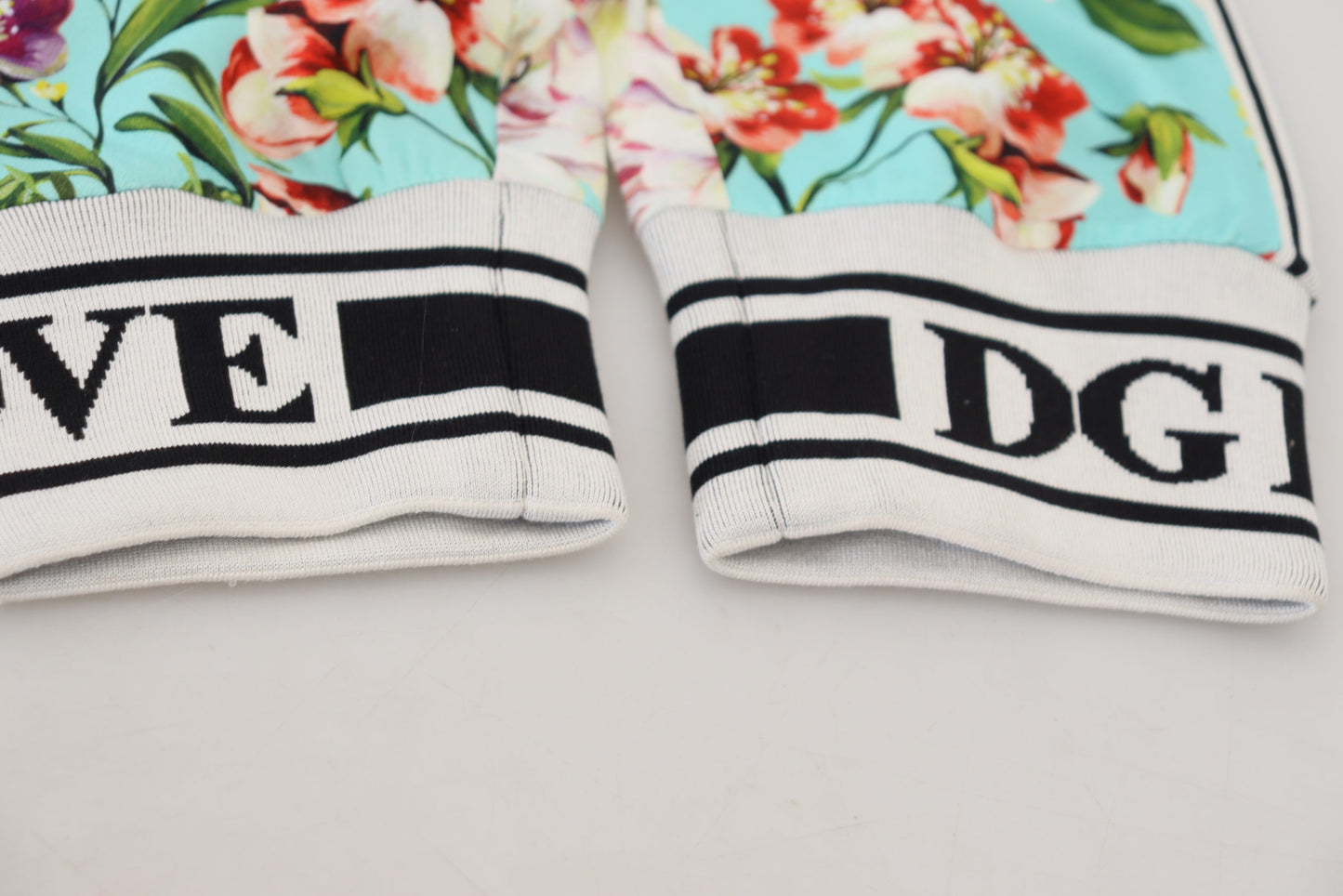 Dolce & Gabbana – Jogginghose mit mehrfarbigem Blumenmuster