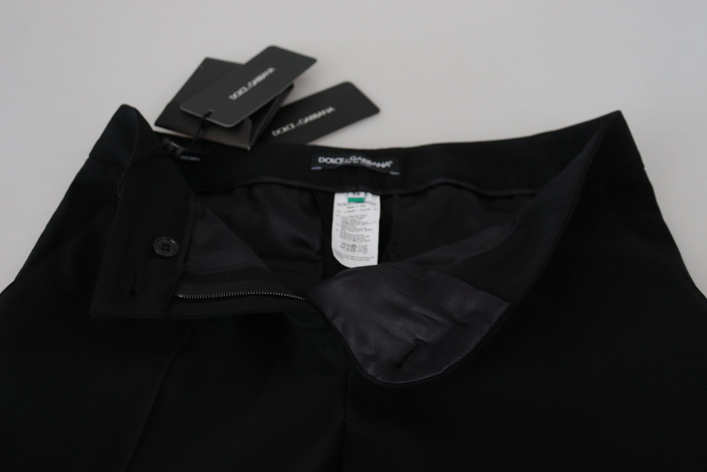 Dolce & Gabbana Schwarze High Waist Damenhose