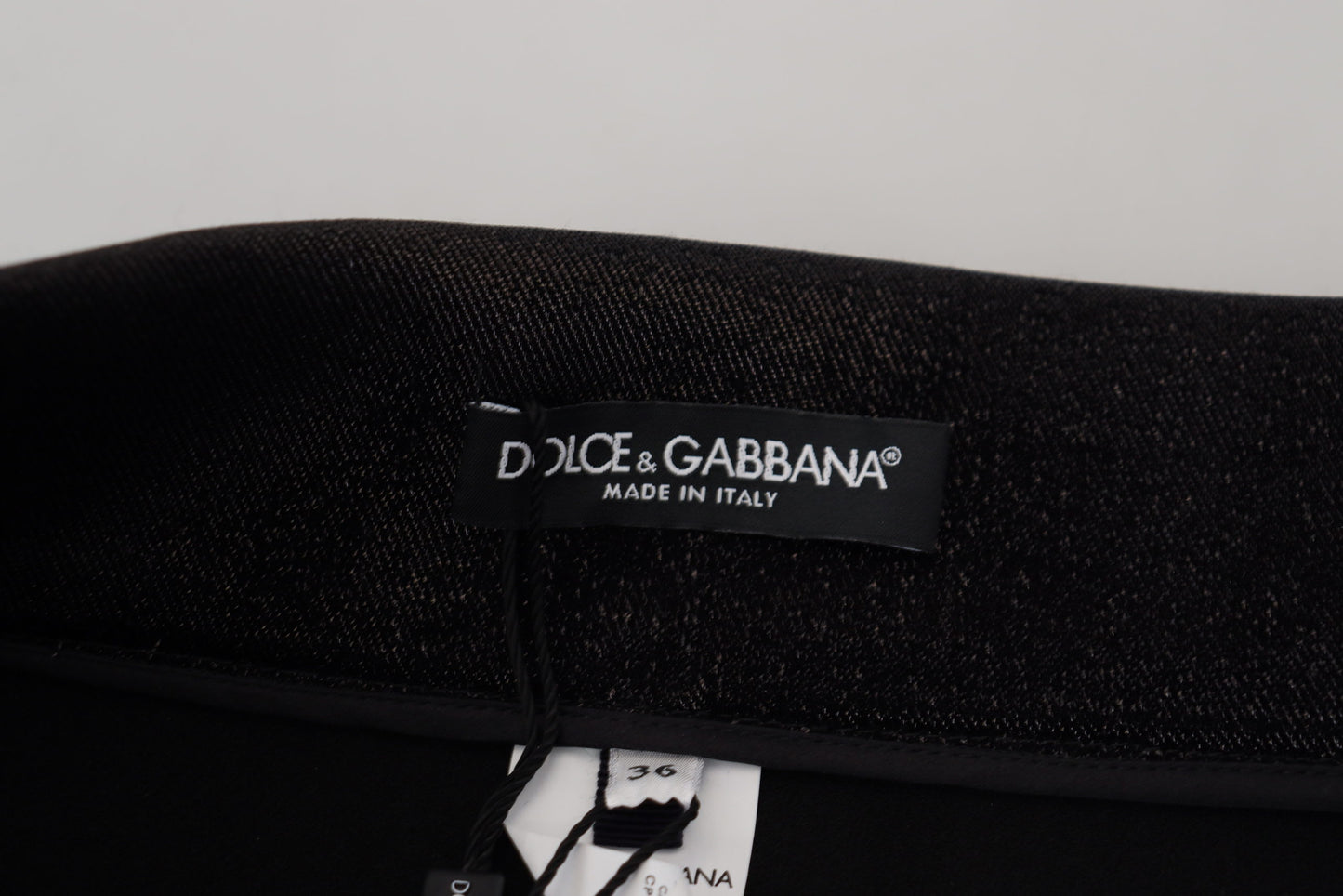 Dolce & Gabbana – Schwarze Skinny-Jeans aus verwaschener Baumwolle