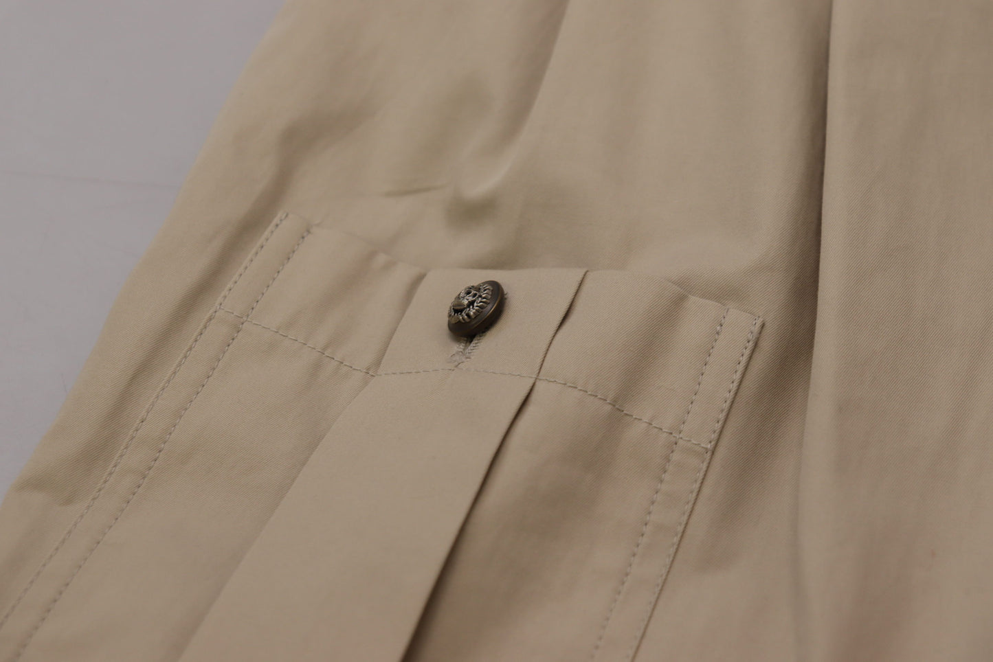 Dolce & Gabbana Beige Cargohose aus Baumwolle für Damen