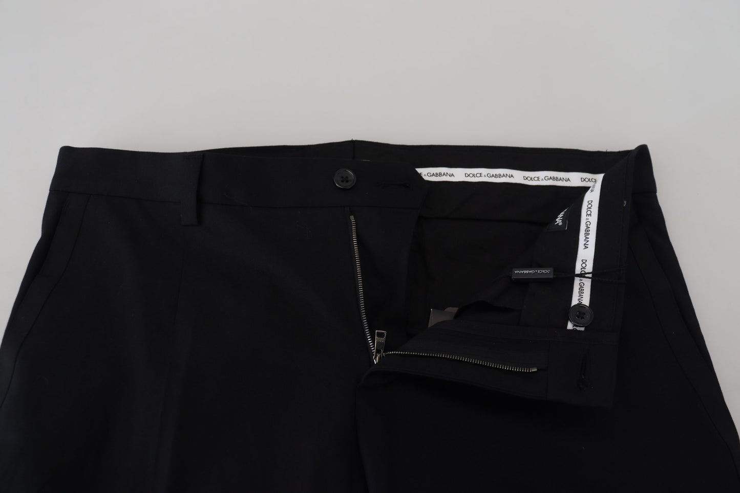 Dolce & Gabbana – Schwarze Chinohose aus formeller Baumwolle