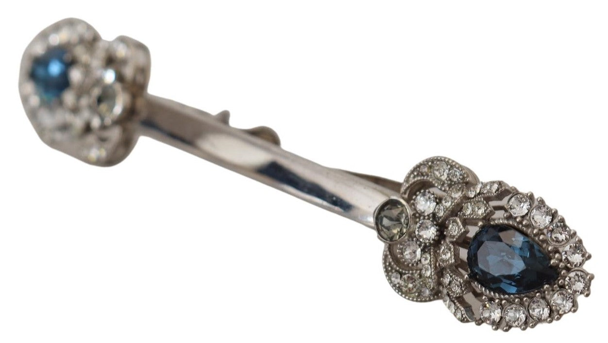 Dolce & Gabbana – Kragenbrosche mit Kristallen aus 925er Sterlingsilber