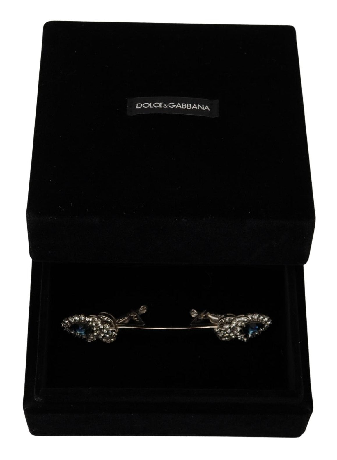 Dolce & Gabbana – Kragenbrosche mit Kristallen aus 925er Sterlingsilber