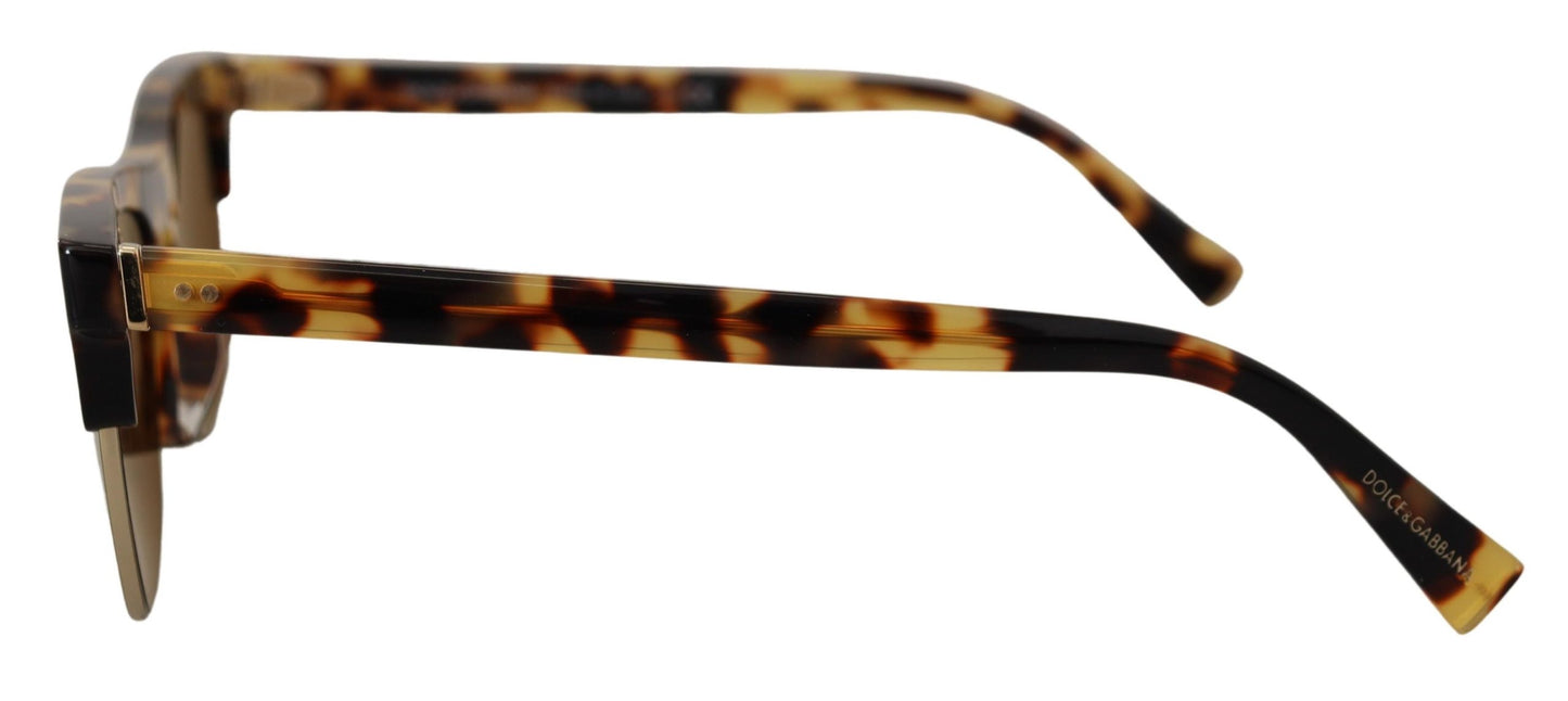 Dolce & Gabbana Braungold Acetat Havana DG430A Sonnenbrille