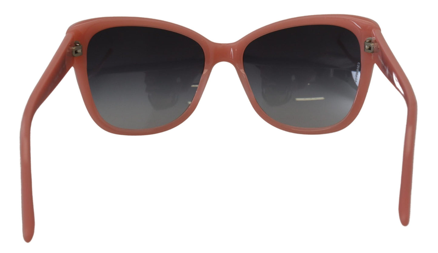 Dolce & Gabbana – DG4124 – Sonnenbrille mit rosa Acetatrahmen und Sternenverzierung
