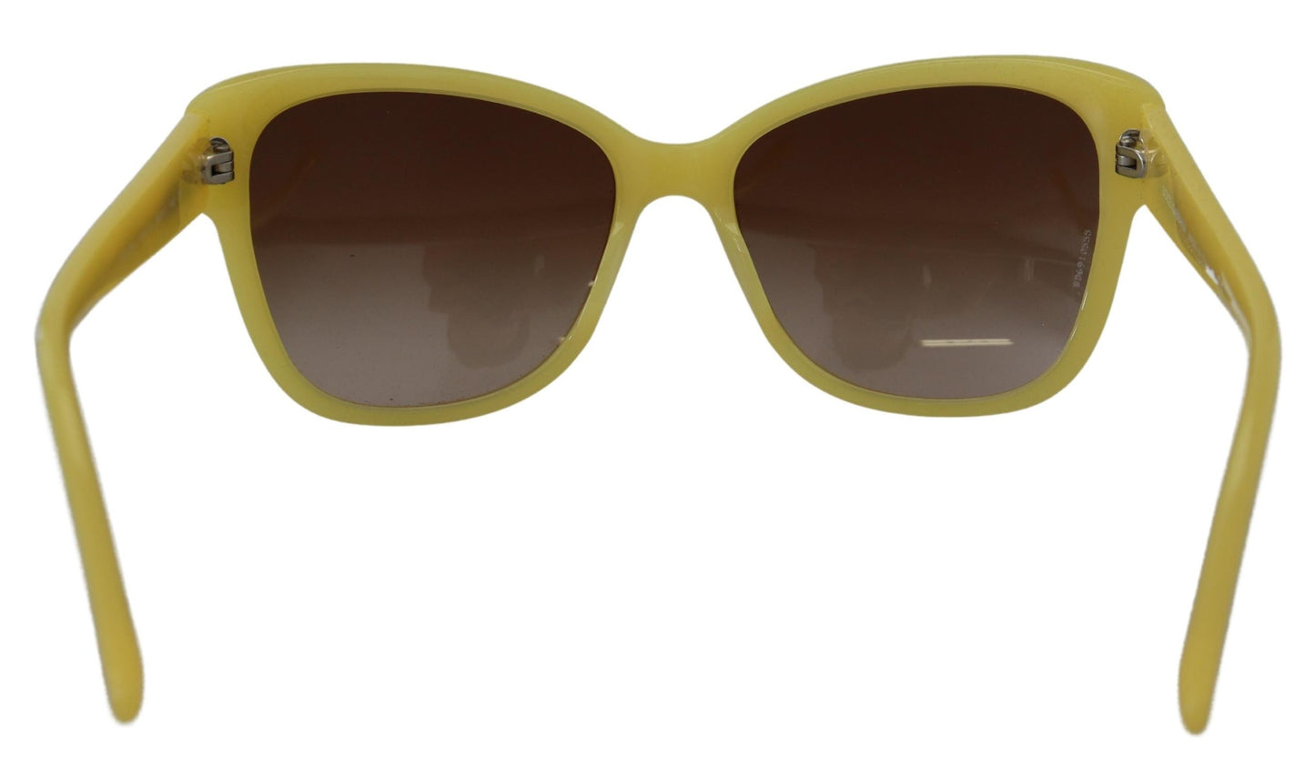 Dolce & Gabbana – Sonnenbrille DG4124 mit gelbem Acetatrahmen und Sternenverzierung