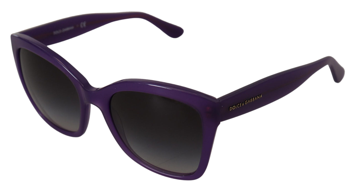 Dolce & Gabbana – Quadratische Sonnenbrille mit Vollrand DG4240 aus Acetat in Lila