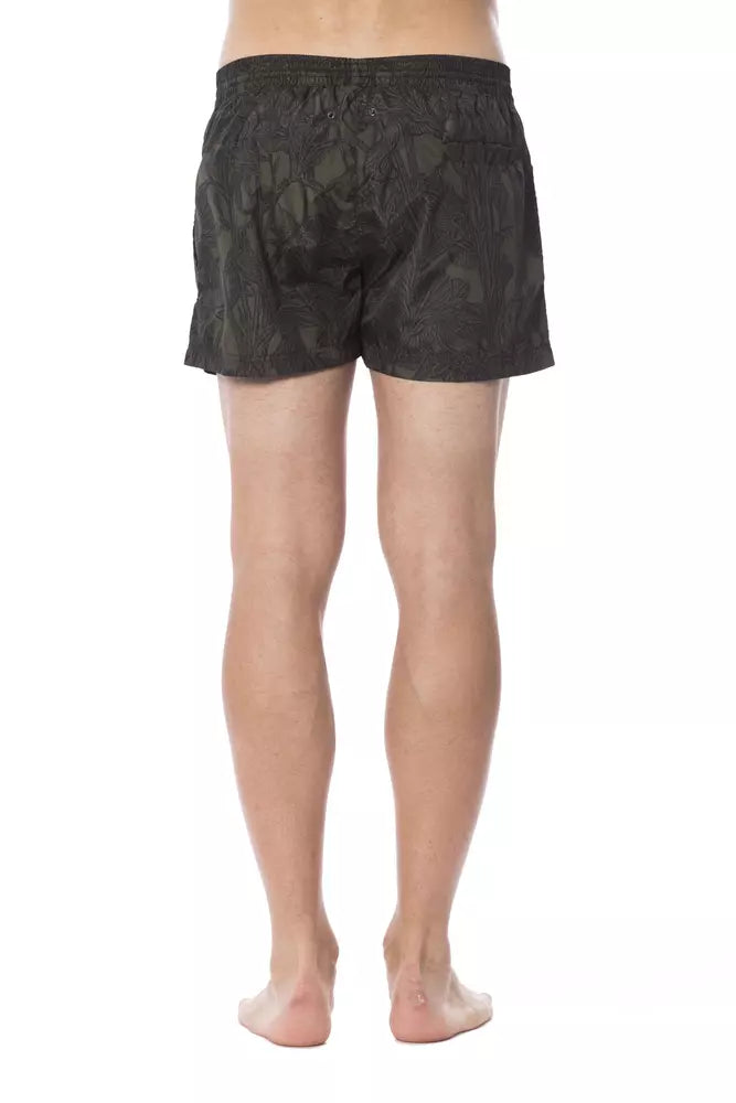 Roberto Cavalli Sport Army Polyester Herren Bademode