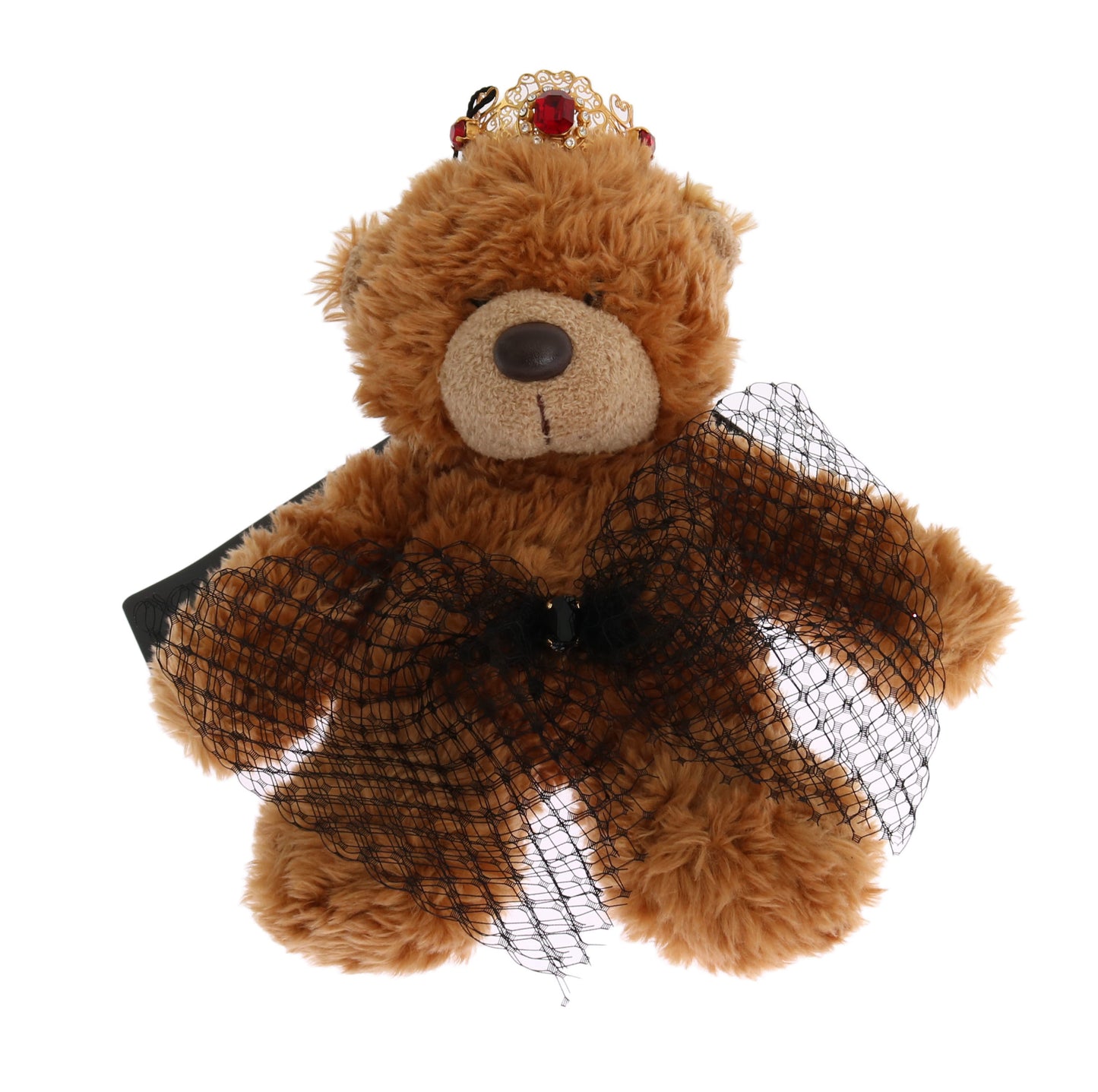 Dolce & Gabbana Teddybär Gold Kristall Krone Tiara Diadem Haarband