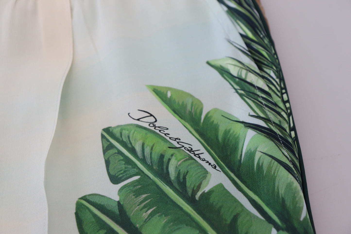 Dolce & Gabbana Weiße Jogginghose mit Blumenmuster für Herren
