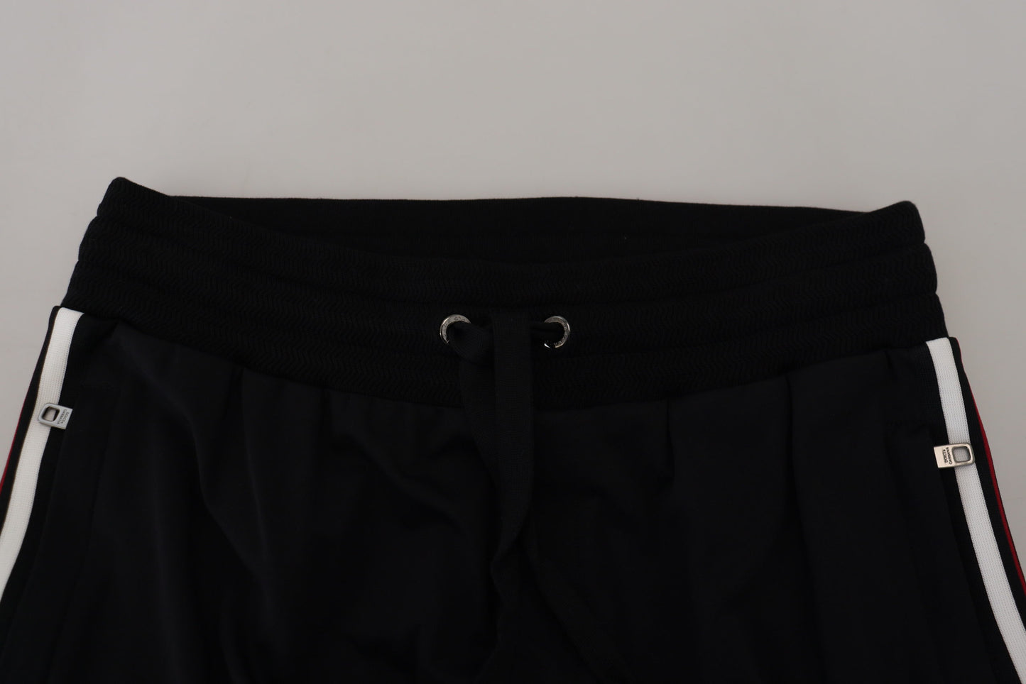 Dolce & Gabbana Schwarze Jogginghose mit DG-Print für Herren