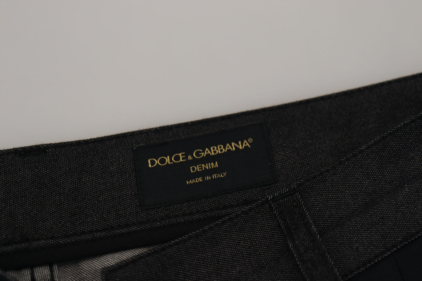 Dolce & Gabbana – Schwarze Seidenhose mit Bandana-Print