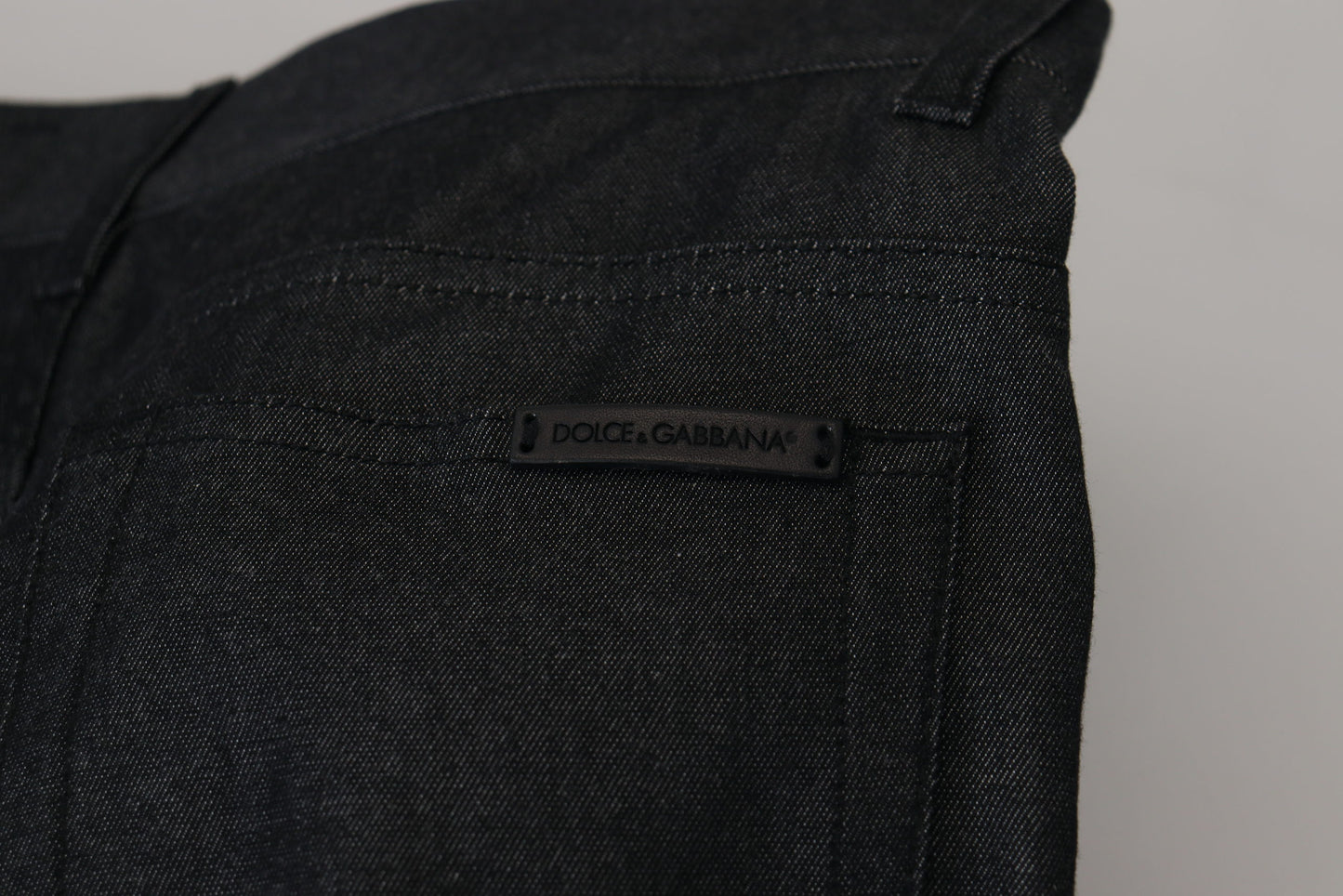 Dolce & Gabbana – Schwarze Seidenhose mit Bandana-Print