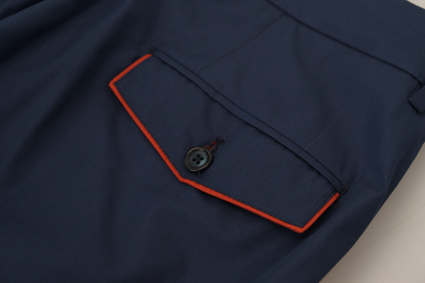 Dolce & Gabbana – Blaue Chinohose aus Baumwolle
