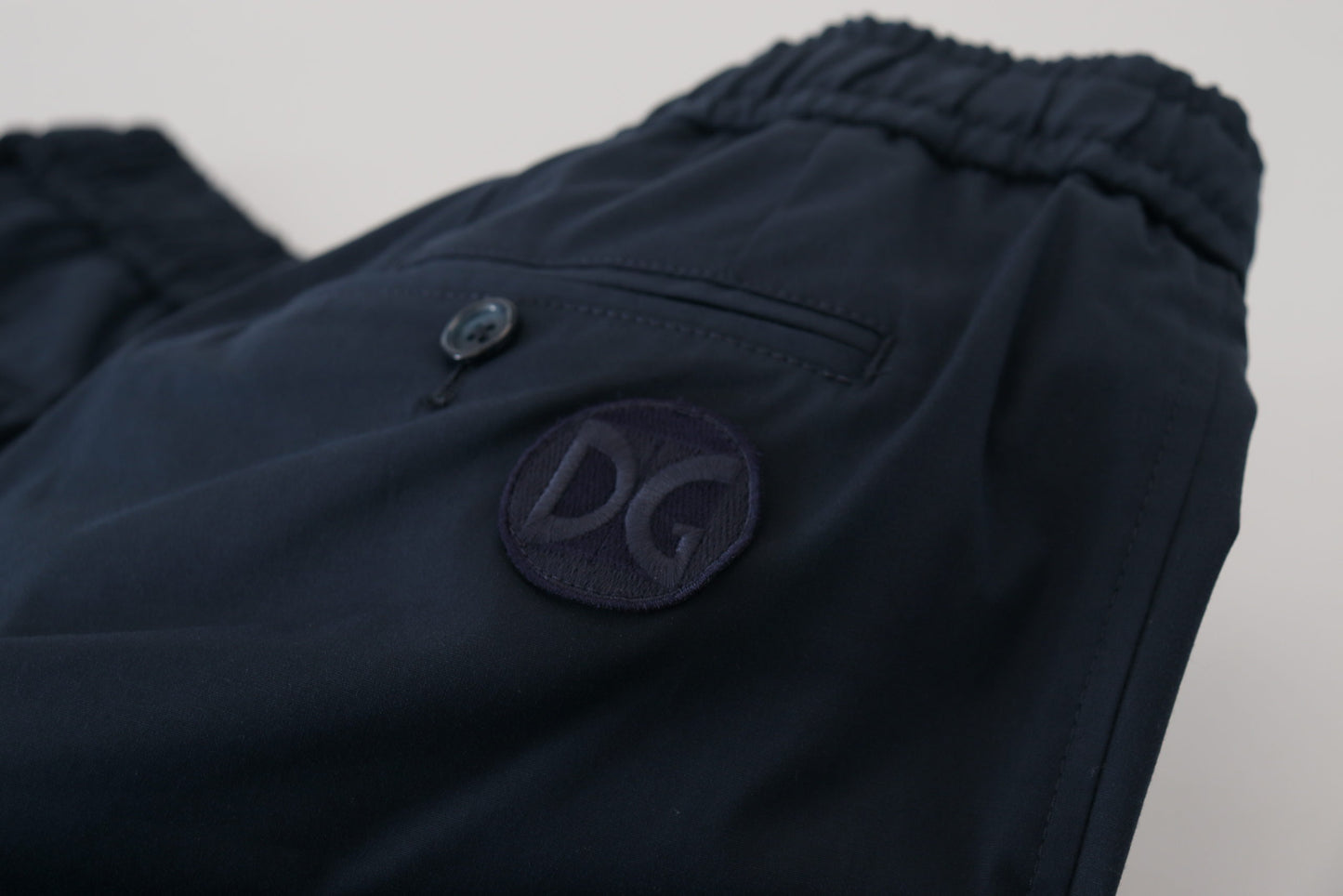 Dolce & Gabbana – Blaue Bermudashorts mit mittlerer Taille