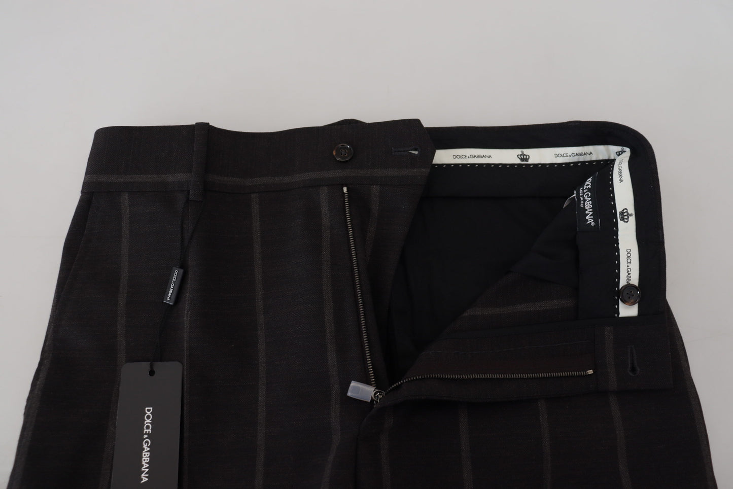 Dolce & Gabbana – Schwarze Chinohose aus Wolle für Herren