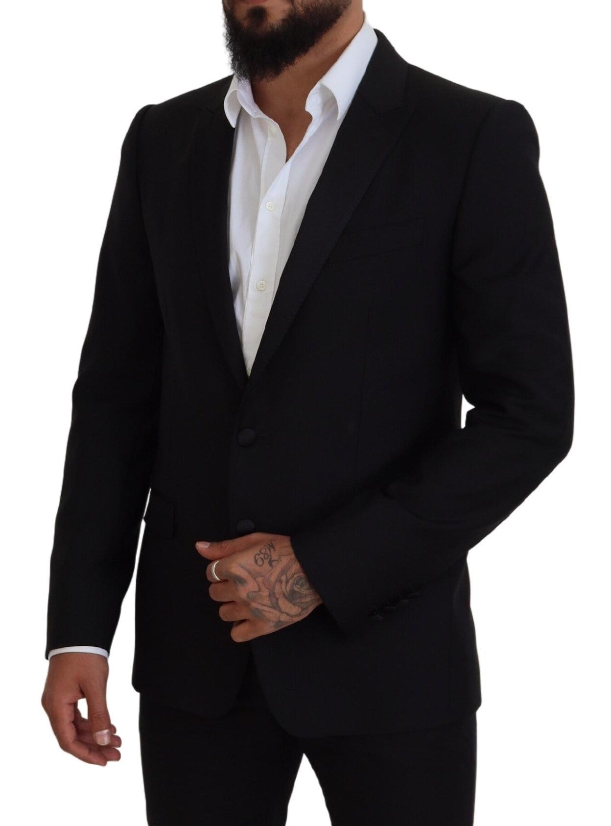 Dolce & Gabbana – Schwarzer, formeller Martini-Blazer in Slim Fit