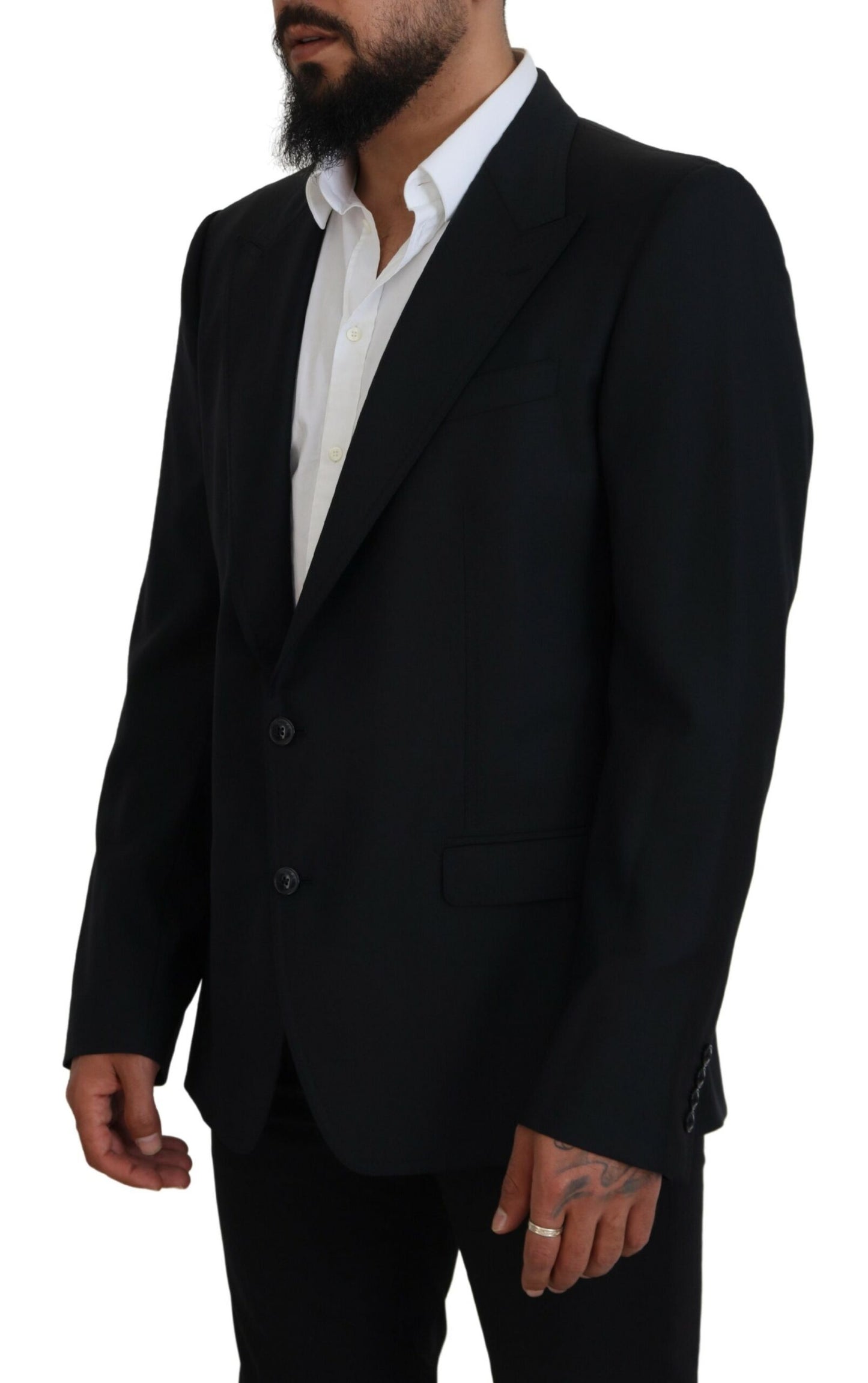 Dolce & Gabbana – Formeller Sicilia-Blazer aus dunkelblauer Wolle
