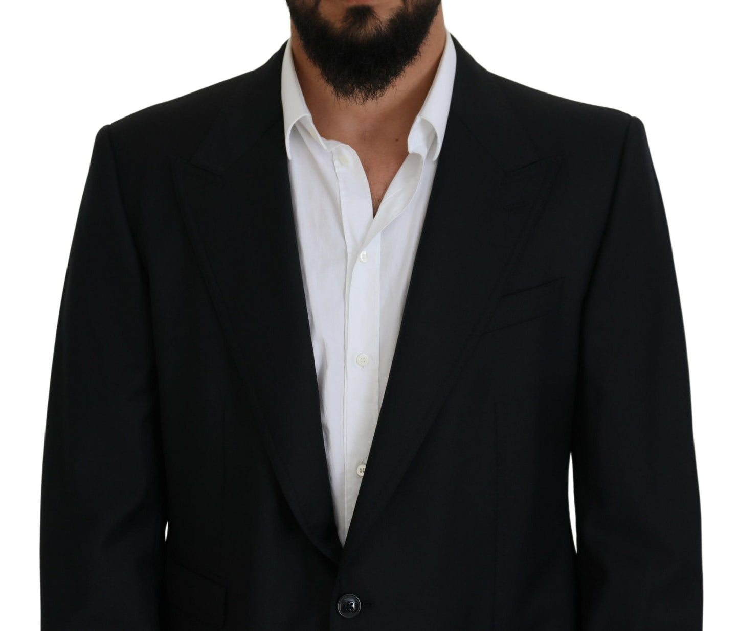Dolce & Gabbana – Formeller Sicilia-Blazer aus dunkelblauer Wolle