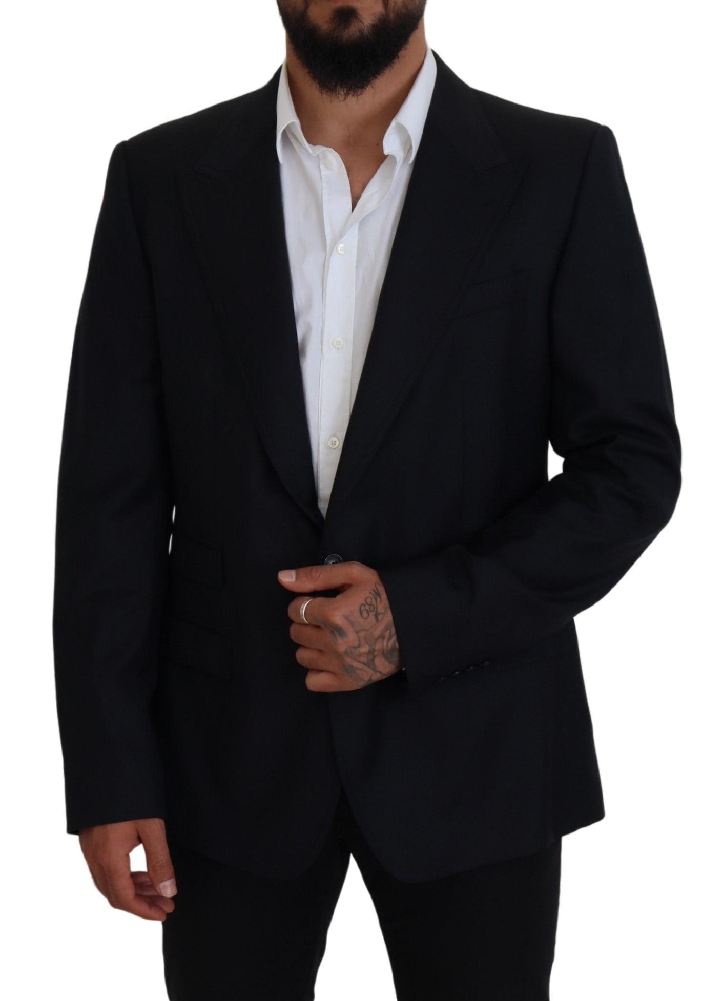 Dolce & Gabbana – Formeller Sicilia-Blazer aus dunkelblauer Wolle