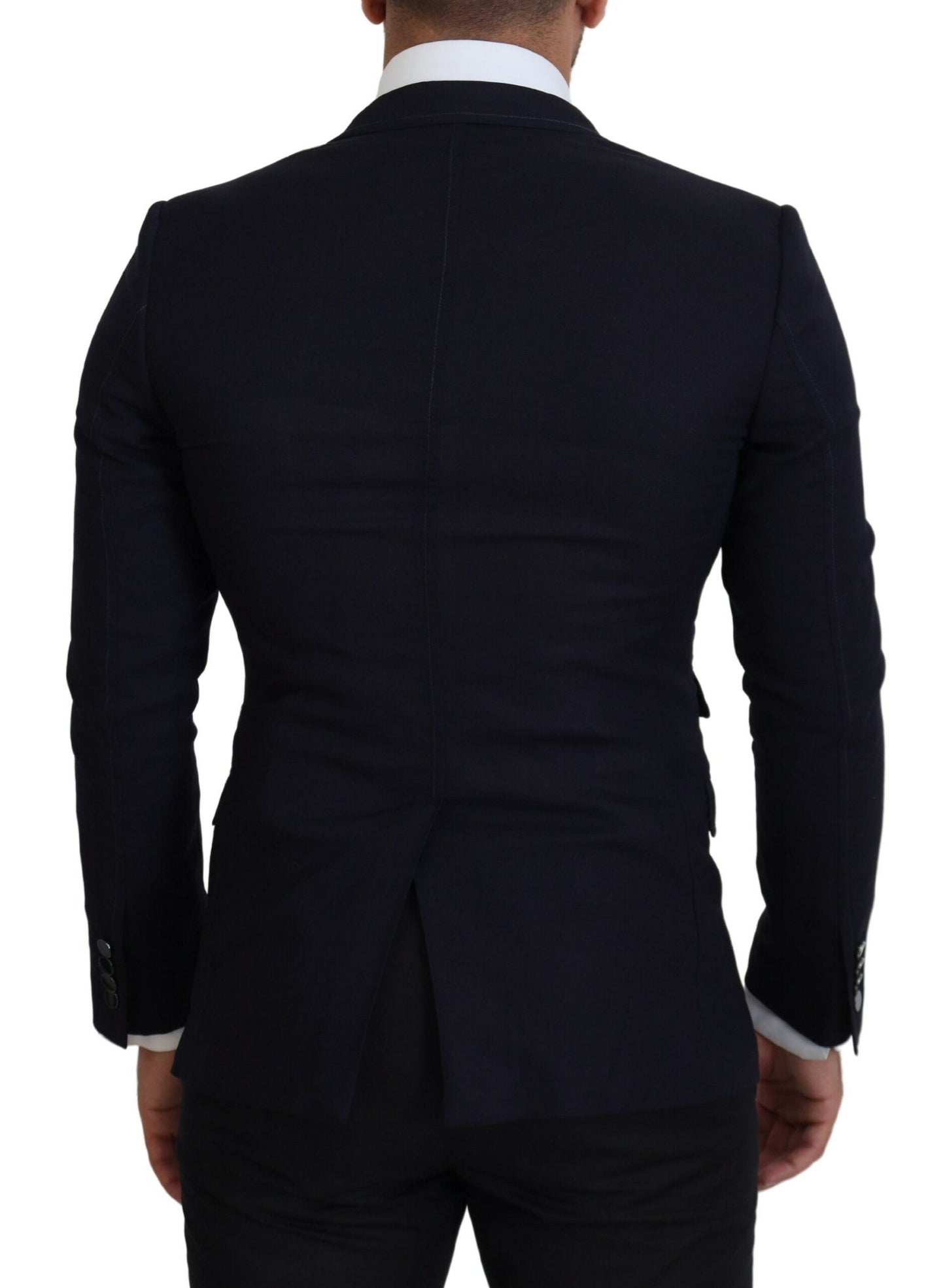 Dolce & Gabbana – Formeller Taormina-Blazer aus schwarzer Wolle