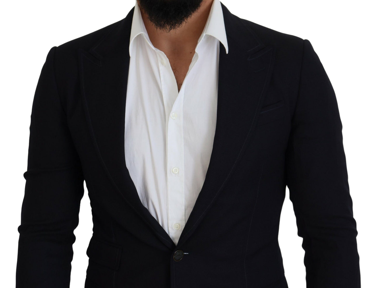 Dolce & Gabbana – Formeller Taormina-Blazer aus schwarzer Wolle