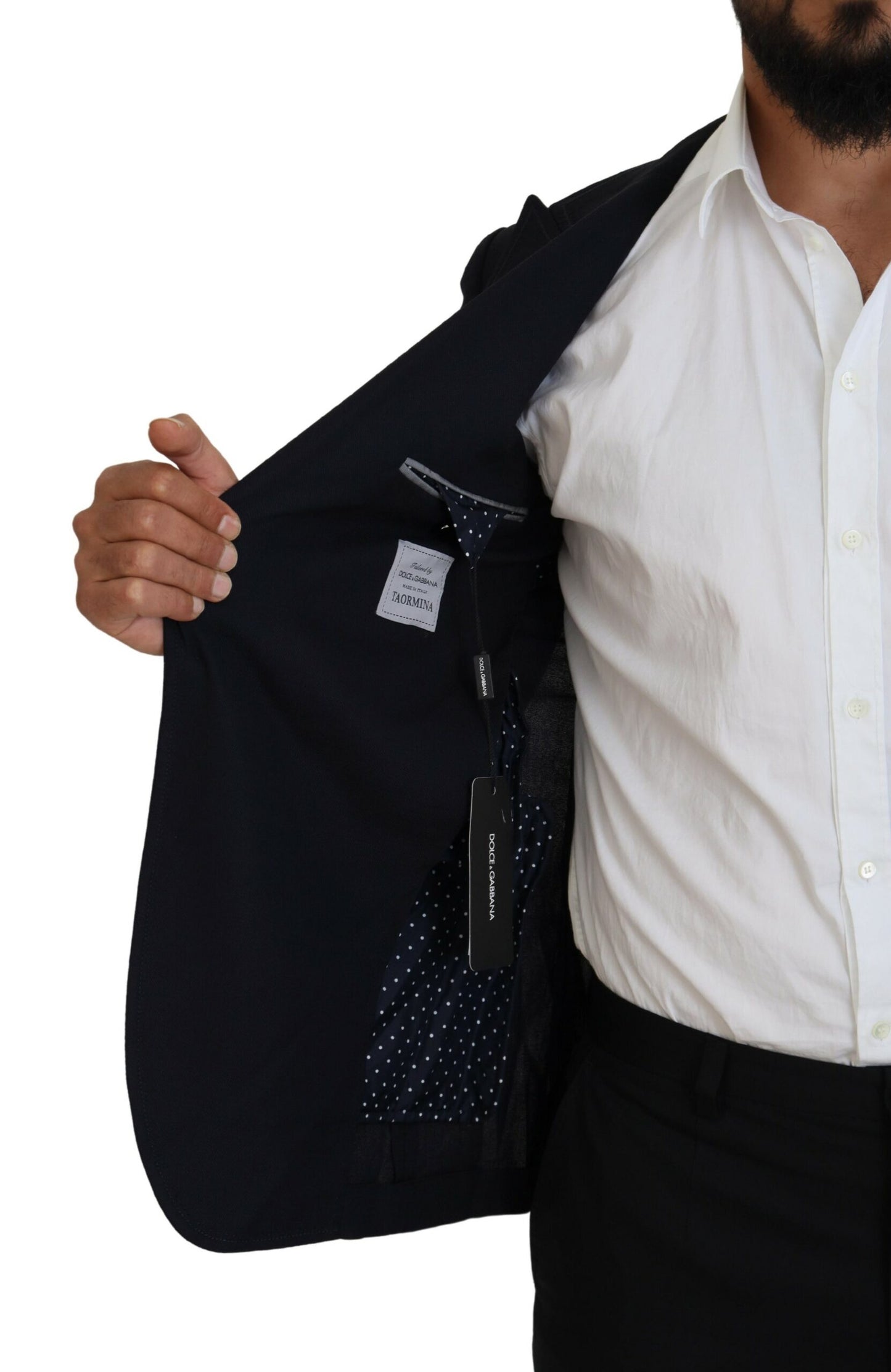 Dolce & Gabbana – Formeller Taormina-Blazer aus schwarzer Wolle