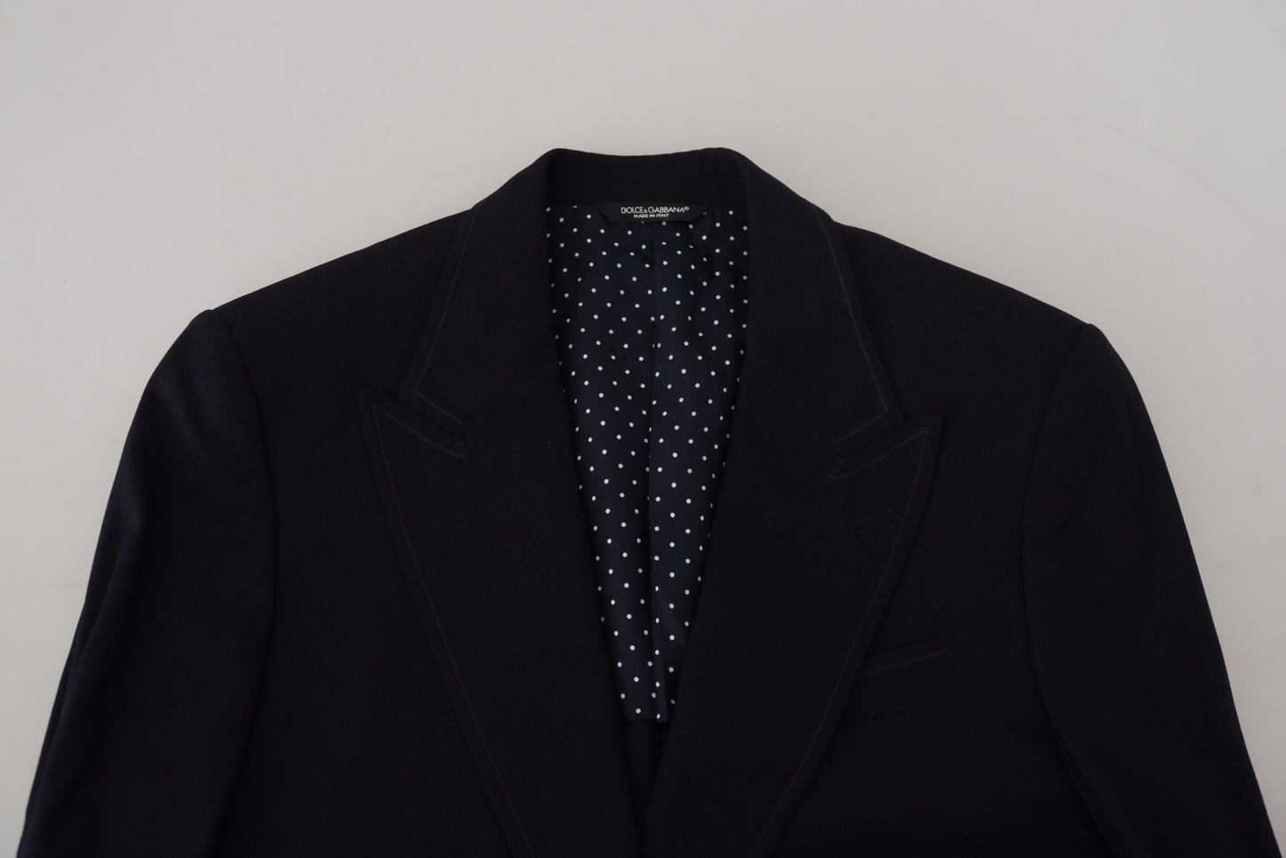 Dolce & Gabbana – Formeller Taormina-Blazer aus schwarzer Wolle