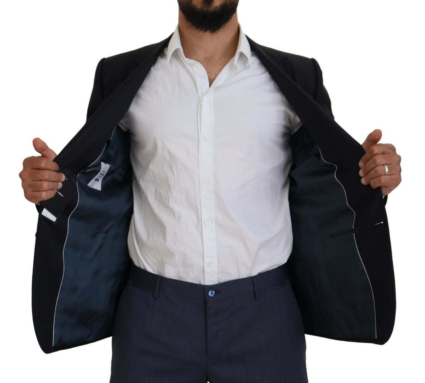 Dolce & Gabbana Dunkelblauer Mantel, Jacke, Martini-Blazer