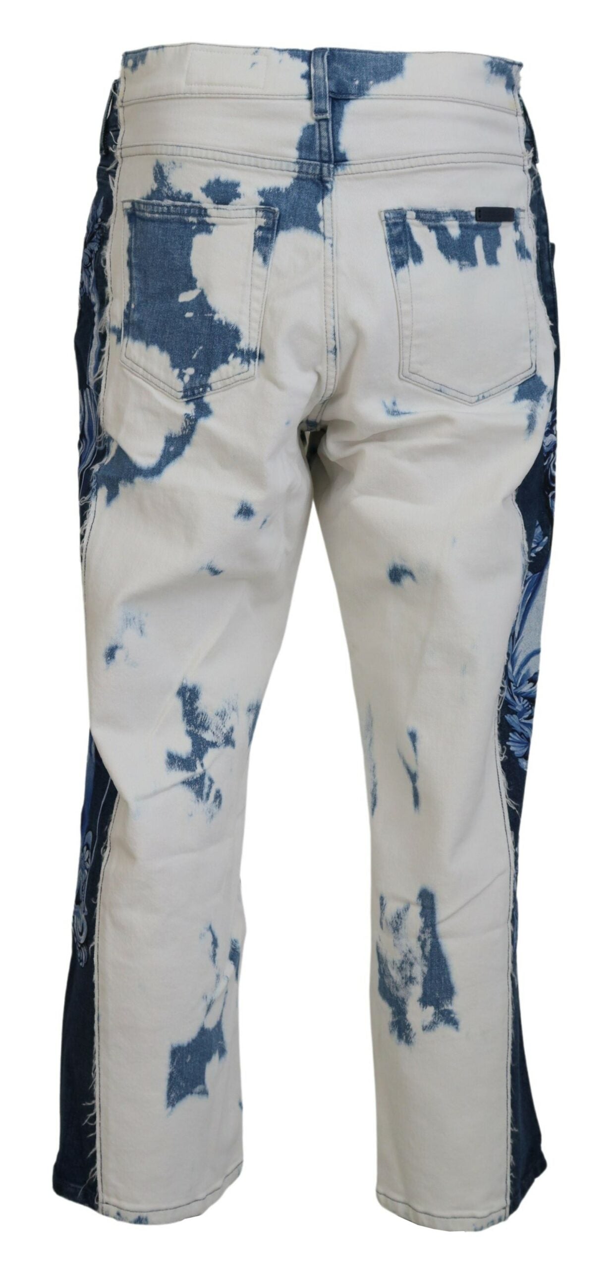 Dolce & Gabbana Blaue Jeans aus Ceasar-Denim-Baumwolle mit lockerer Passform