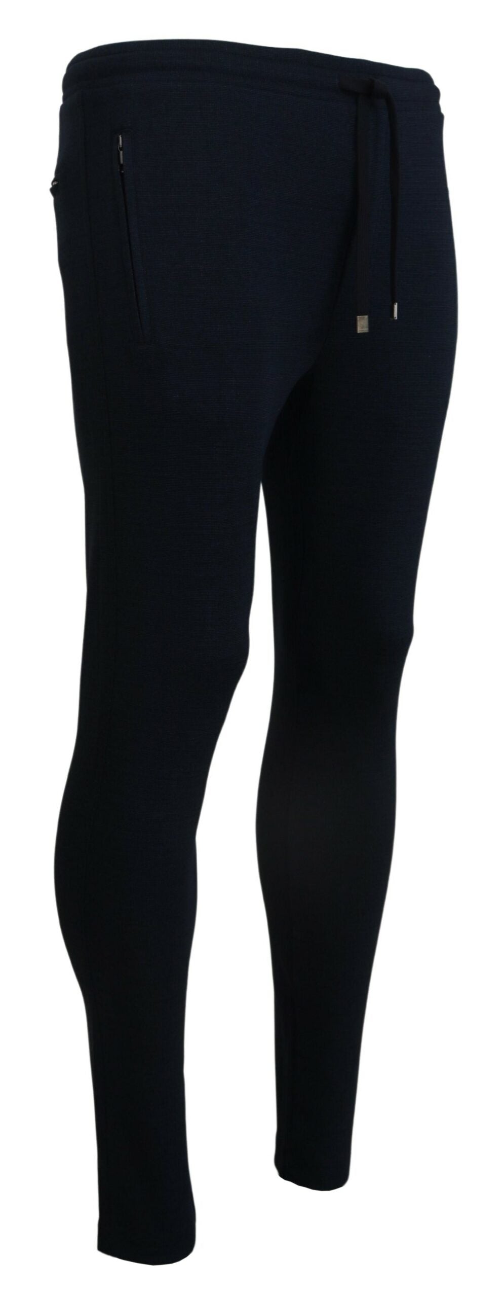 Dolce & Gabbana Blaue Herren Sport-Jogginghose aus Baumwolle